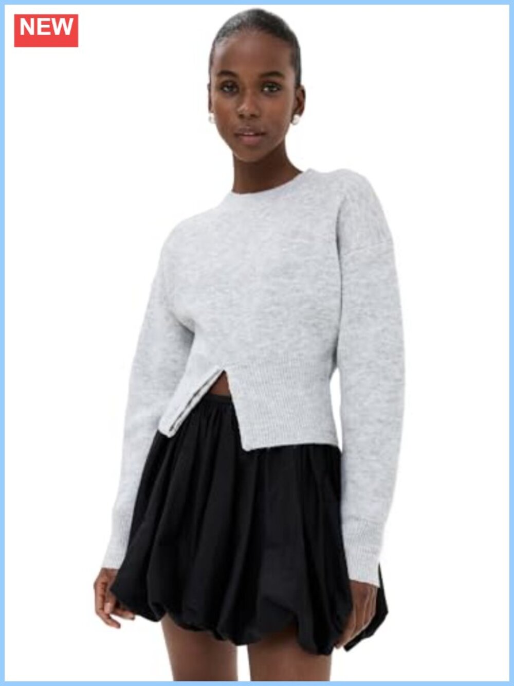 Lioness Dion Knit Sweatshirt Long Sleeve Crew Neck Pullover